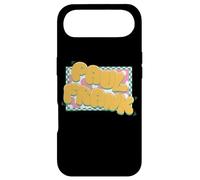 Carcasa para iPhone Air Paul Frank - Marco de Cuadros (diseño de Burbuja), Color Amarillo