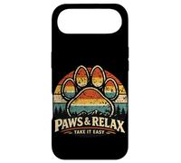 Carcasa para iPhone Air Paws and Relax - Pata de Perro, diseño Vintage