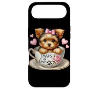 Carcasa para iPhone Air Paws & Love Yorkshire Terrier Taza de té Bliss