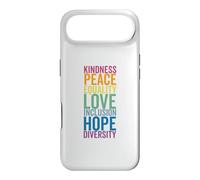 Carcasa para iPhone Air Paz Amor Esperanza Inclusión E Diversidad Derechos Humanos