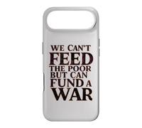 Carcasa para iPhone Air Paz contra la Guerra No Podemos Alimentar a los pobres, Pero Podemos financiar una Guerra