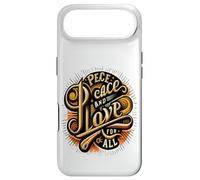 Carcasa para iPhone Air Paz y Amor para Todos los Corazones pacíficos El Amor Nos UNE a Todos
