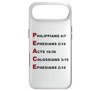Carcasa para iPhone Air Peace Acrostic - 5 Christian Faith Bible Verse Scriptures