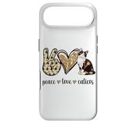 Carcasa para iPhone Air Peace Love Calico Cat Lover