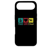 Carcasa para iPhone Air Peace Love Chessie Dog Chesapeake Raza