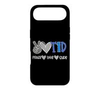 Carcasa para iPhone Air Peace Love Cure Type One Diabetes Awareness T1D