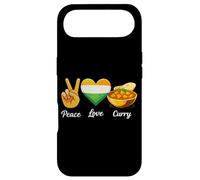 Carcasa para iPhone Air Peace Love Curry Amante de la Comida India