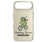 Carcasa para iPhone Air Pedaleando hacia Problemas Ciclista Rana Auto Sabotaje Meme