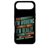 Carcasa para iPhone Air Pensando en el Whisky en el Trabajo | Bebedor de Bourbon Divertido
