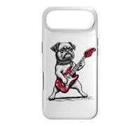Carcasa para iPhone Air Pequeño Brabancon, Divertido Perro Tocando la Guitarra, Estilo Rock