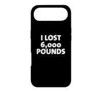 Carcasa para iPhone Air Perdí 6000 Libras Orgulloso Objetivos de pérdida de Peso Ejercicio Fitness