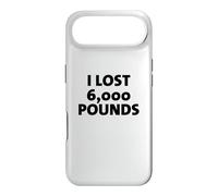 Carcasa para iPhone Air Perdí 6000 Libras Orgulloso Objetivos de pérdida de Peso Ejercicio Fitness