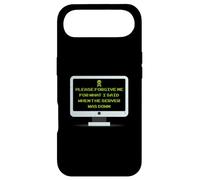 Carcasa para iPhone Air Perdóname por lo Que Dije Cuando el Servidor Estaba caído