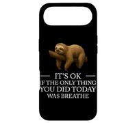 Carcasa para iPhone Air Perezoso Inspirador Lazy Monday Cita Mentalidad Positiva Amor Propio