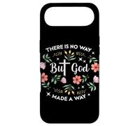 Carcasa para iPhone Air Pero Dios No Hay Manera Hecho De Una Manera Culto Floral Cristiano