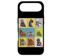 Carcasa para iPhone Air Perro Kimono japonés Ukiyo-e caniche Vintage