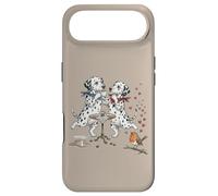 Carcasa para iPhone Air Perros dálmatas Bailando Enamorados con Taza de café por la mañana