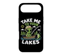 Carcasa para iPhone Air Pesca Alien Lago Vida Pescador OVNI Secuestro Nave Espacial
