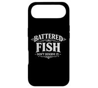 Carcasa para iPhone Air Pescado rebozado No lo mereces Divertido Mariscos Juego de Palabras Humor