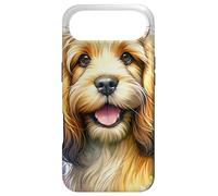 Carcasa para iPhone Air Petit Basset Griffon Vendéen Dog Acuarela Obra de Arte