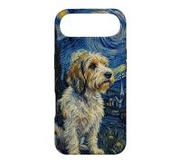 Carcasa para iPhone Air Petit Basset Griffon Vendéen Dog Van Gogh Noche Estrellada