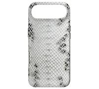 Carcasa para iPhone Air Piel de Serpiente Blanca y Negra Cool Animal Print Pattern Python