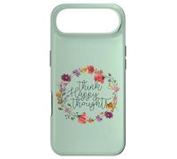 Carcasa para iPhone Air Piensa en Pensamientos Felices, Felicidad, Frases alegres, Floral