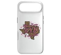 Carcasa para iPhone Air Pink Leopard Ella es de Texas I Can Tell