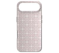 Carcasa para iPhone Air Pink Pale Crosses Stars Tech Molecular Geometry Pattern