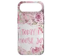 Carcasa para iPhone Air Pink Watercolor Roses Flower Today I Choose Joy
