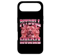 Carcasa para iPhone Air Pitbull Momma Dog Mom Día de la Madre 90 Estilo Bootleg