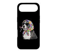 Carcasa para iPhone Air Pitbull Pittie Dog Granny - Hilo Cuadrado para Ganchillo