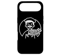 Carcasa para iPhone Air Pizza Maker Line Art Restaurante Italiano para Niños