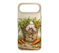 Carcasa para iPhone Air Plantas Jardinero Botánico Floral Divertido Conejo Kawaii Zanahoria