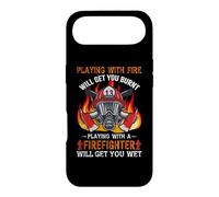Carcasa para iPhone Air Playing with A Firefighter Funny Fireman Fighters Lovers
