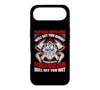 Carcasa para iPhone Air Playing with A Firefighter Funny Fireman Firefighters Lovers