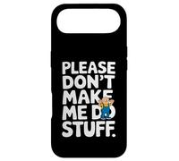 Carcasa para iPhone Air Please Don’t Make Me Do Stuff Funny Lazy Humor