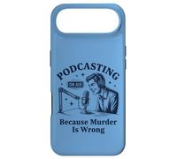 Carcasa para iPhone Air Podcasting Porque el Asesinato es un Crimen Verdadero