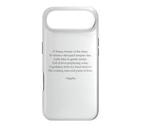 Carcasa para iPhone Air Poema Safo - Un Himno a Venus - Poesía Letra Griega Antigua