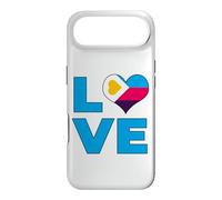 Carcasa para iPhone Air Poliamor Bandera Amor Corazón Poliamoroso