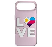 Carcasa para iPhone Air Poliamor Bandera Amor Corazón Poliamoroso