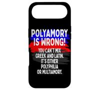 Carcasa para iPhone Air Polyamory Is Wrong Poliamoroso Poliamor Orgullo Amor