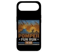 Carcasa para iPhone Air Pompeya Fun Run 79 AD Funny Volcano Geología Parodia