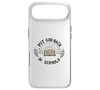 Carcasa para iPhone Air Poner a Dios de Nuevo en Las escuelas Biblia Christian Jesus Teacher