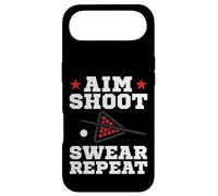 Carcasa para iPhone Air Pool Playing Aim Shoot Swear Repeat Pool Playing Billiards