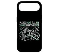 Carcasa para iPhone Air por Favor, no le digas a mi cónyuge cuánto Cuesta Esto Adicto a Las Compras