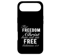 Carcasa para iPhone Air por la Libertad Cristo Nos ha liberado Gálatas 5:1 Christian