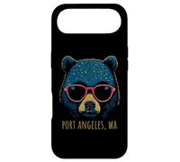 Carcasa para iPhone Air Port Angeles WA USA - Oso con Gafas de Sol