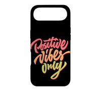 Carcasa para iPhone Air Positive Vibes Only - Camiseta con Citas Inspiradoras
