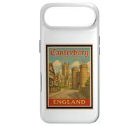 Carcasa para iPhone Air Póster Retro Vintage de Canterbury City Village Inglaterra Reino Unido